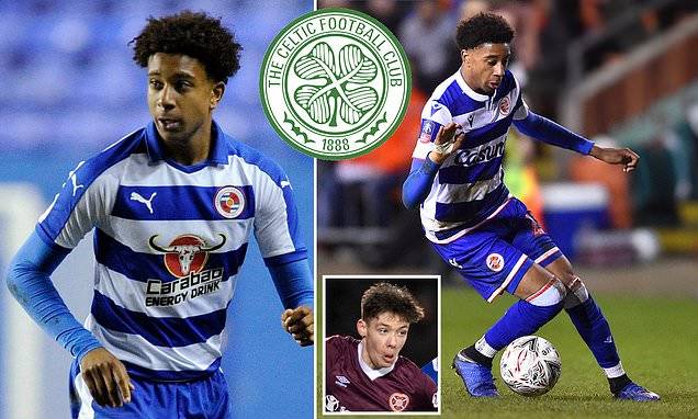 Celtic place Reading winger Michael Olise and Hearts’ Aaron Hickey on list of transfer targets