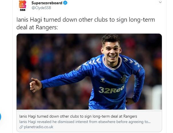 Hagi “Turned clubs down” to join Newco, Twitter pishes itself