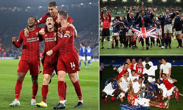 Liverpool could join Arsenal and Rangers in winning the league at their rivals