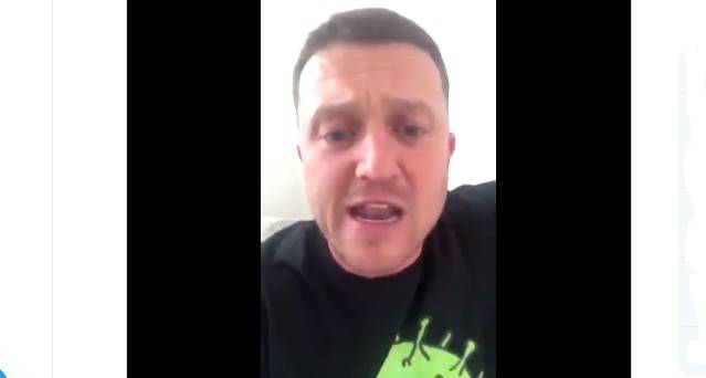 Peak rage: Celtic hater Tommy Robinson calls for “Football lads” to attend capital protest