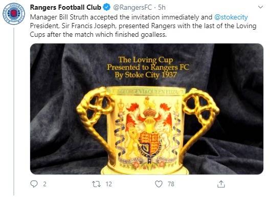 Slippy joins Rangers as they get out family porcelain in self-promoting royalist tweet