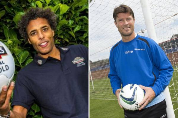 Ex-Rangers star Brian Laudrup ‘p***** the Scottish league with two fingers in his nose’ says Celtic hero Van Hooijdonk