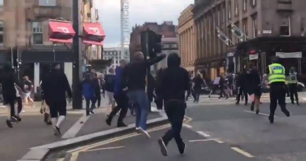 “Get they Fenian bastards” Loyalists tear up Glasgow… Again.