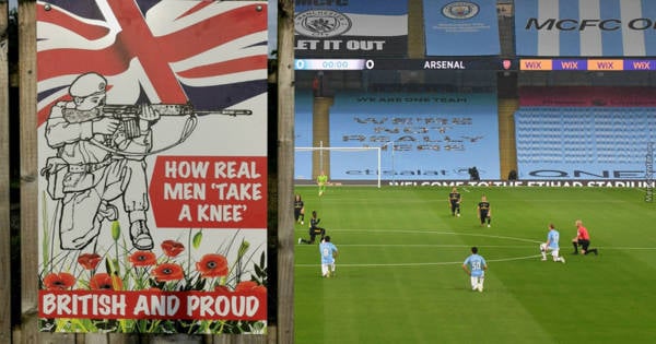 England took a knee, when the SPFL comes back, to set an example, we should too