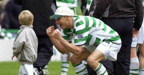 Henrik Larsson in epic Celtic throwback as he sends son poignant message