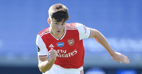 Arsenal fans on former Celtic star Kieran Tierney one day captaining club