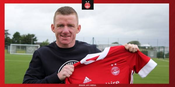 Aberdeen confirm the signing of ex-Celt Jonny Hayes