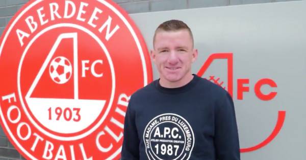 Former Celtic star Jonny Hayes completes Aberdeen move