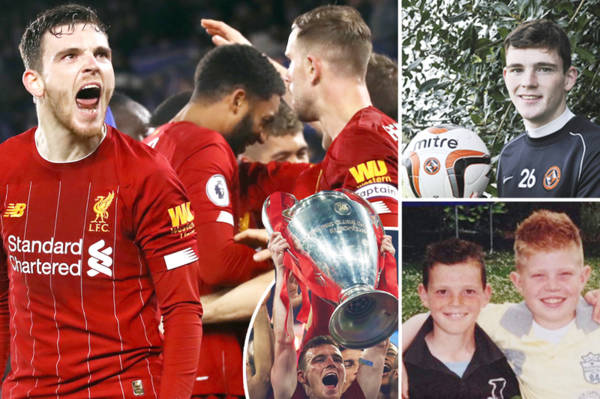 Rise and rise of Andy Robertson, from ‘rubbish’ life as Celtic reject with ‘no money’ to Liverpool title-winner