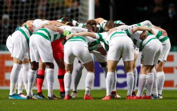 McGregor, Forrest and Ajer pictured in the three new Celtic Adidas kits