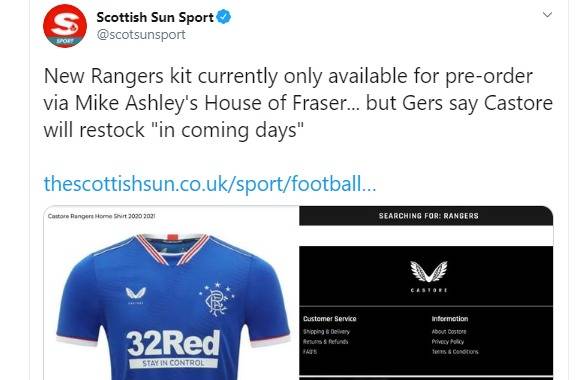 Ashley piles on the pain as House of Fraser take over Sevco’s merch sales