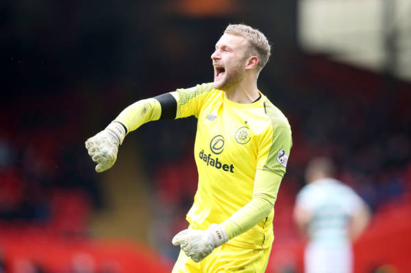 Celtic goalkeeper Scott Bain superbly blocks out predictable Ibrox title noise