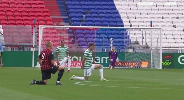 Celtic Take a Knee Before Nice Game