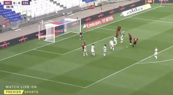 Video – Nice open scoring after poor defending from Celtic