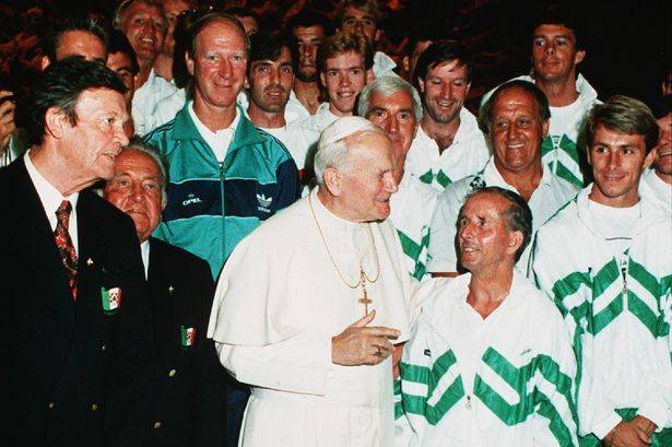 The famous Boys in Green went to Rome to see the Pope