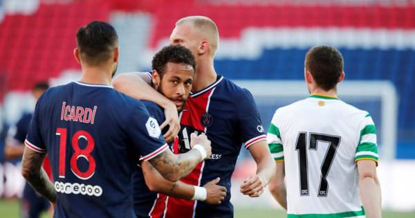 Celtic manager Neil Lennon clashes with Neymar in friendly