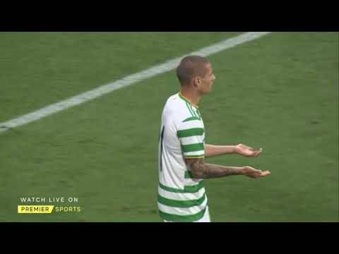 Patryk Klimala scores his first goal for Celtic