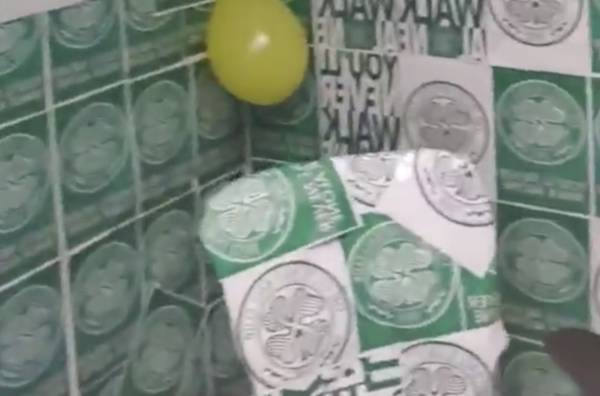 Video: Cheeky Celtic Fan Plays Office Prank on Rival Supporter