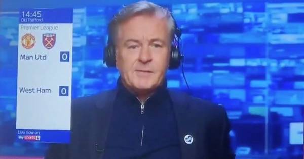 Watch Arsenal and Celtic legend Charlie Nicholas make awkward joke in bizarre Sky Sports moment