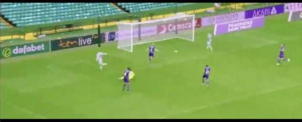 Video: Cheeky Klimala steals Griffiths’ goal to give Celtic the lead against Hibs