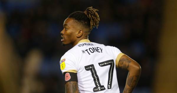 Cetic fans ridicule Peterborough’s Ivan Toney transfer stance