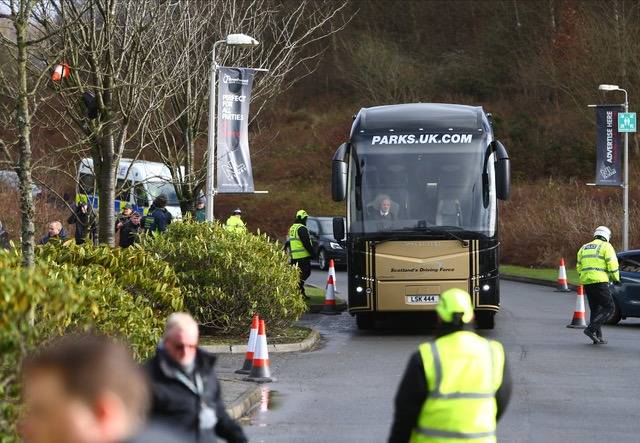 Video – Green Brigade’s Brilliant Welcome for the Celtic team bus arriving at Paradise