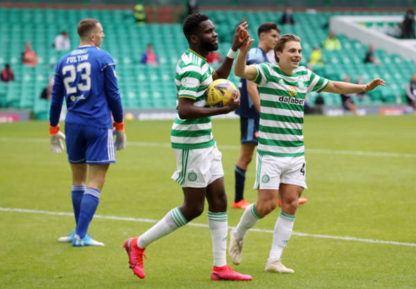 Celtic star Odsonne Edouard emphatically mocks Frank McAvennie on Twitter after 5-1 win