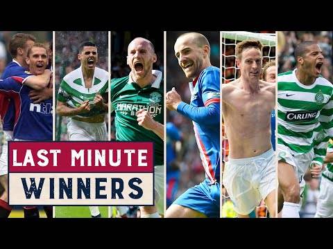 SCENES! Dramatic Late Goals in Scottish Cup Finals