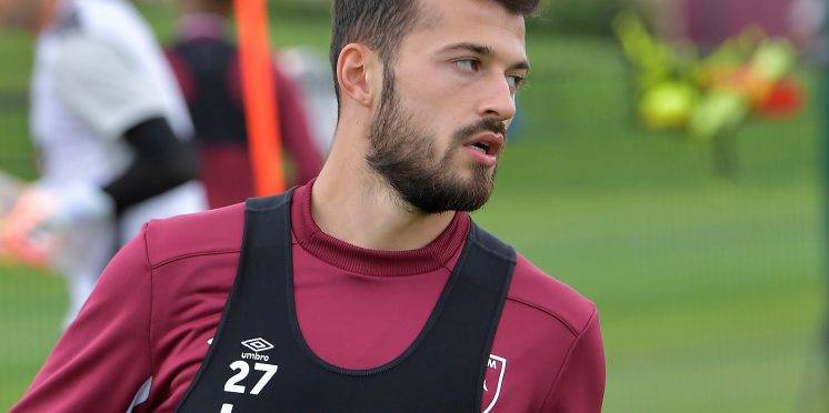 Albian Ajeti pictured jetting into Glasgow