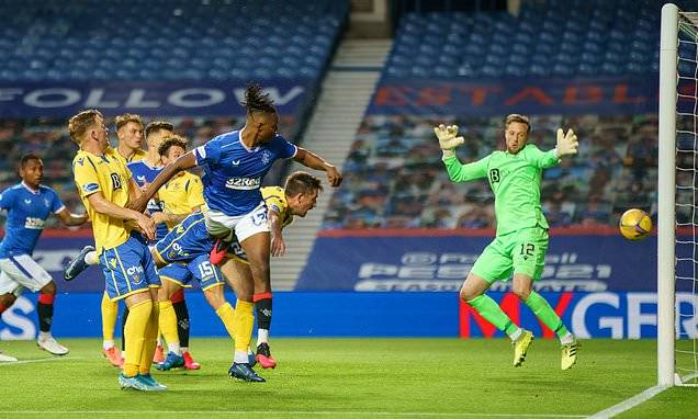 Rangers 3-0 St Johnstone: Steven Gerrard’s side go top of Scottish Premiership