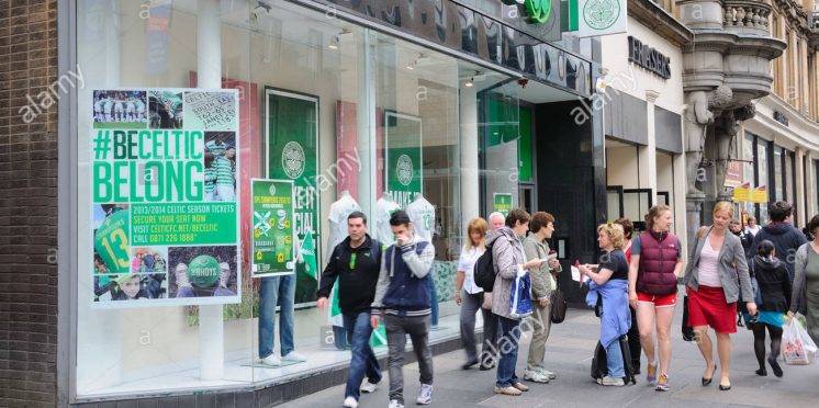 Celtic store hit by a truck, both sides of Twitter have a laugh