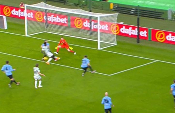 Video: Edouard puts Celtic 2-0 up as he bundles one home