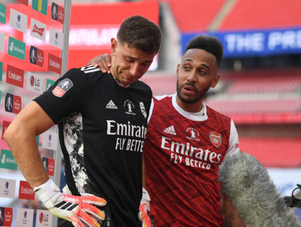 Celtic were “close” to signing Arsenal’s Emiliano Martinez, says Kieran Tierney