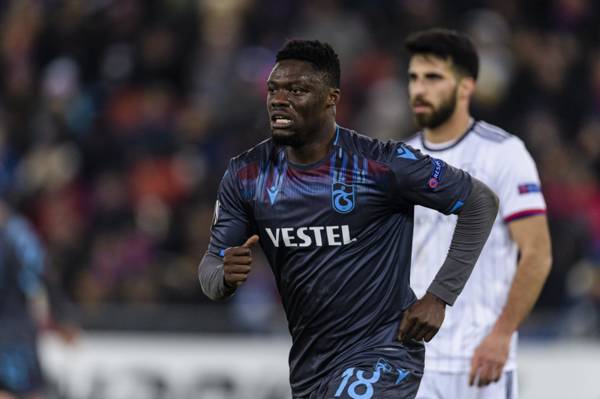 Report claims Celtic had €5m bid for Trabzonspor’s Caleb Ekuban rejected