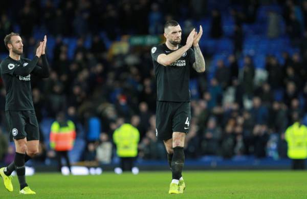 Neil Lennon confirms Celtic approach for Brighton defender Shane Duffy