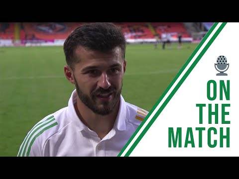 On the Match: Albian Ajeti | Dundee United 0-1 Celtic | Ajeti nets the winner!