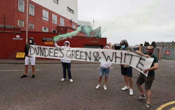 Celtic fans give Neil Lennon’s side a special Tannadice welcome