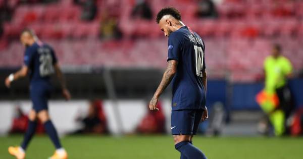 Celtic fans wish PSG star Neymar well following Champions League defeat