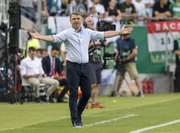 Ferencvaros manager Sergiy Rebrov surprised with Celtic’s tactical blunder