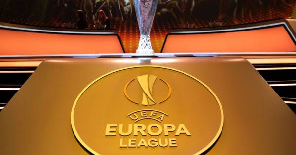 When is the Europa League draw for Celtic, Rangers, Aberdeen and Motherwell?