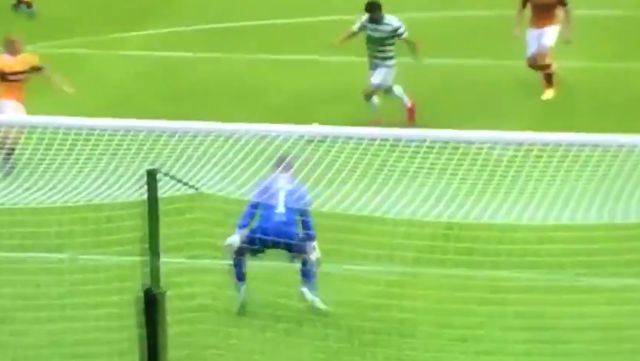 Video: Ajeti has the freedom of the 18 yard box to blast Celtic 2-0 up vs Motherwell