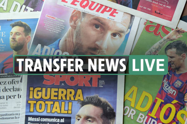 10.15pm Transfer news LIVE: Messi to meet Barcelona on Wednesday, Man City ‘offer £450m contract’- latest updates