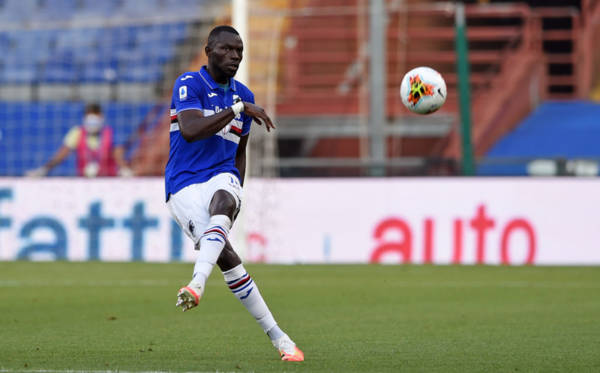 Sky Sports reporter tweets of Celtic enquiry for Sampdoria’s Omar Colley