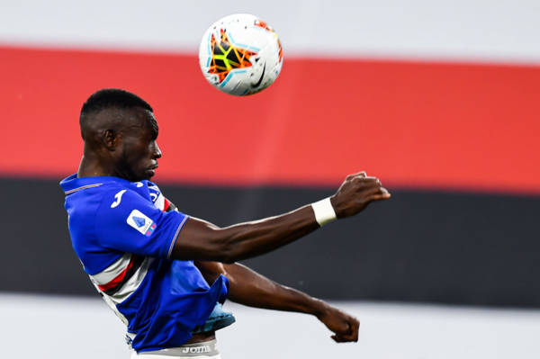 Italian report: Rennes contact Sampdoria to thrash out urgent deal for Celtic-linked Omar Colley