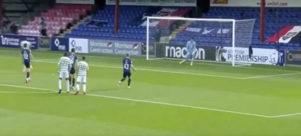 Video: Edouard’s perfect penalty opens scoring in Dingwall