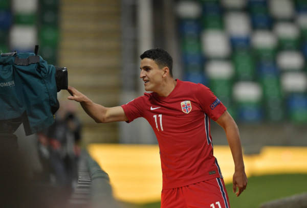 “He’s dropped!” Mohamed Elyounoussi teased Celtic boss over Norway’s win in Northern Ireland