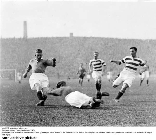 Tortured: How Celtic fans travelled to England to taunt ex-Rangers striker Sam English over John Thomson’s death