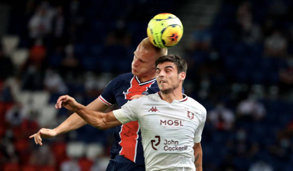 Reported Celtic target Mitchel Bakker bags 63-minute outing for PSG in Metz win