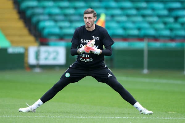 Celtic’s Vasilis Barkas has needed time to adjust to Scottish weather