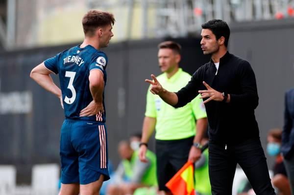 Kieran Tierney injured in Arsenal warm-up forcing late reshuffle as Sead Kolasinac starts against West Ham